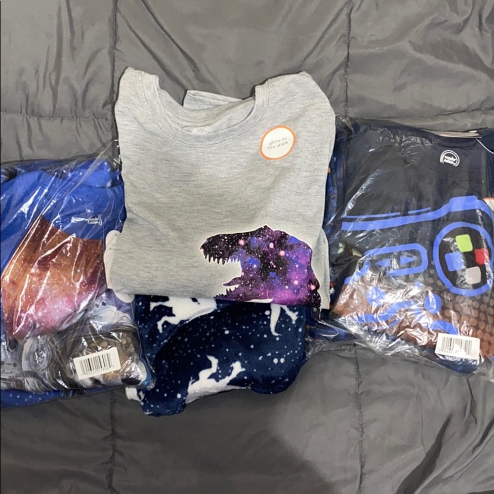 3 Boy’s pajama sets sz L 10/12 HUSKY